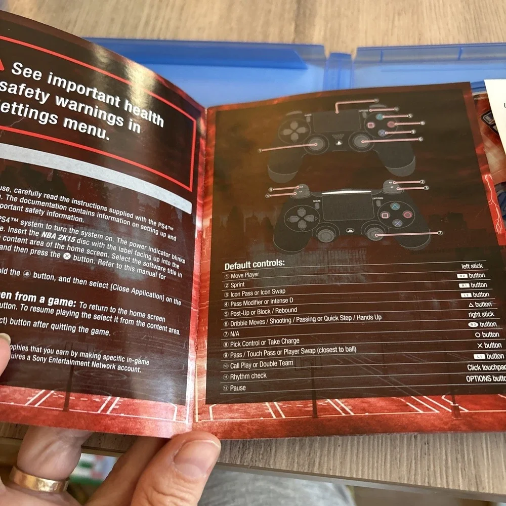 NBA 2K15:‎ Sony PlayStation 4 w/ Manual Tested- Works!
